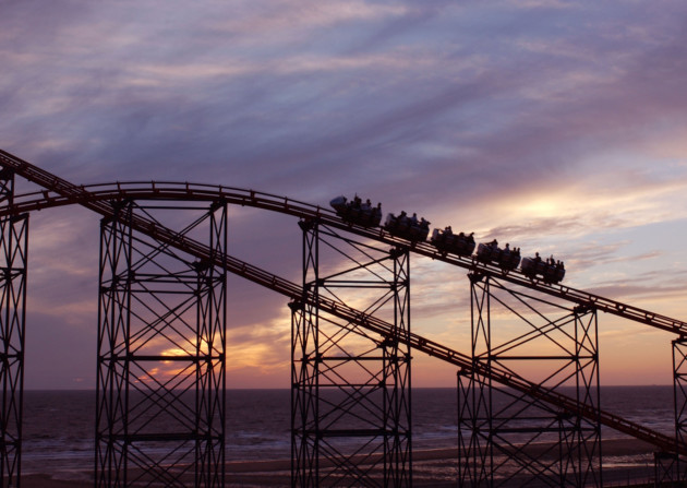 Rollercoaster at Blackpool Pleasure Beach. © Britainonview/Adrian Houston