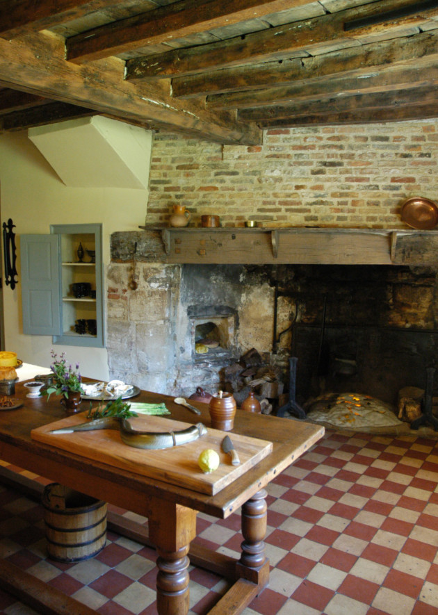 The kitchen at Oliver Cromwell's House, where his wife, Elizabeth, often baked eel pie, once a speciality of the area. Photo: Visit Ely