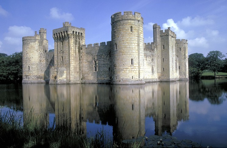 Bodiam Castle and moat