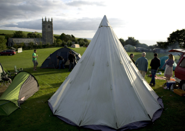 Highertown Campsite, Cornwall. ©National Trust Images/John Millar