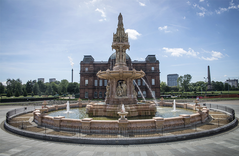 The Doulton Fountain at People's Palace. Credit: Visit Britain