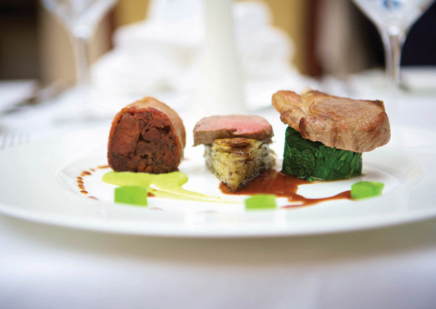 Typical fare of Doxford Hall, Chathill. Photo: Visit Northumberland
