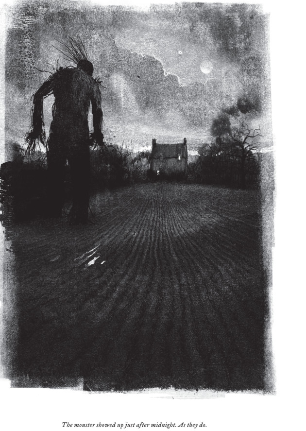 Jim Kay, preliminary sketches for A Monster Calls. Kindly lent by Jim Kay.