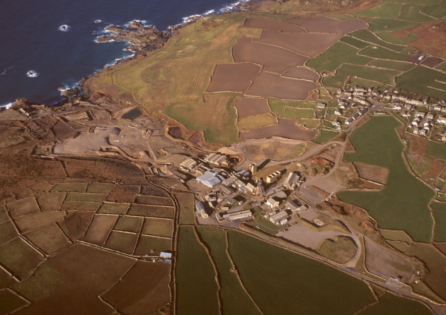 Geevor Tin Mine in the West of Cornwall. © Cornwall Archaeological Unit, Cornwall Council