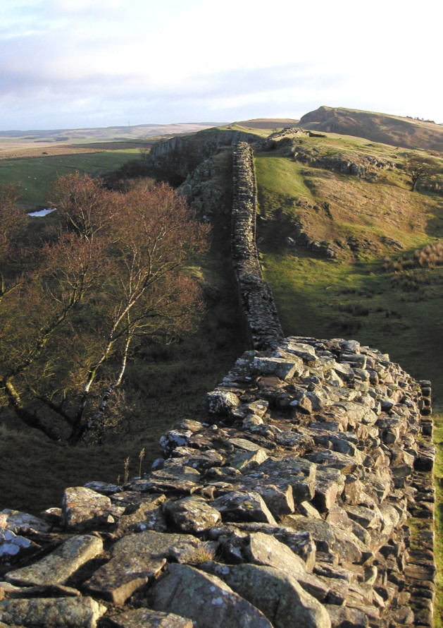 Walltown Crags,  snaking along the crags of the Whin Sill. Photo: Vindolanda Trust