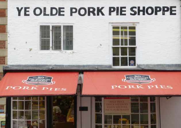 Famous Melton Mowbray pie shop. © Norman Miller