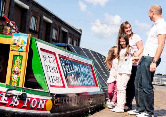 You can step inside a traditional narrowboat at the National Waterways Museum. Photo: Canal & River Trust