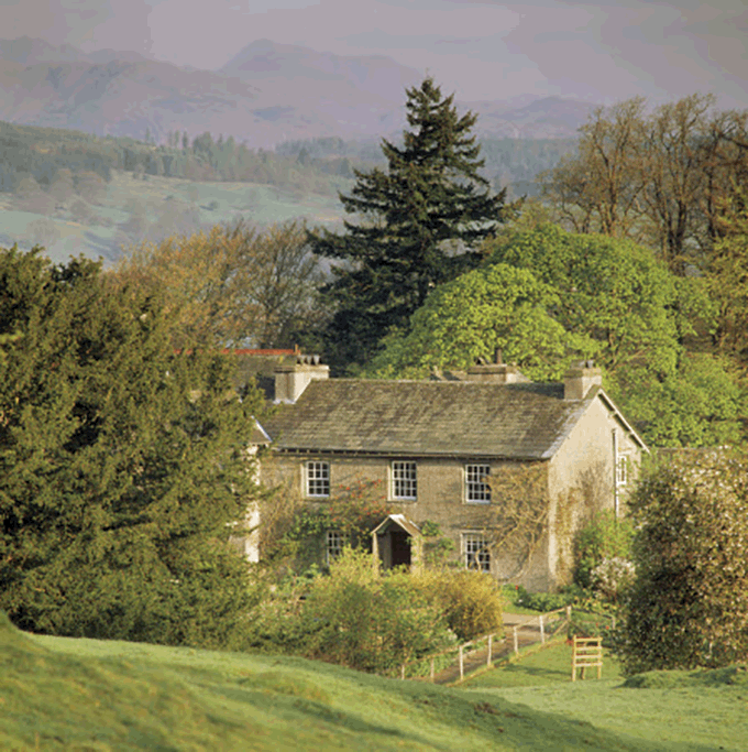 View of Hill Top, the home of Beatrix Potter, in the Lake District at Sawrey. Credit: National Trust Images/Joe Cornish
