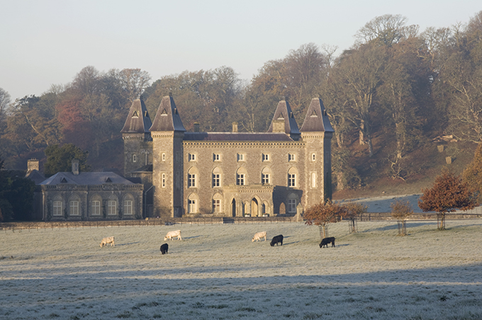 Newton House is situated in a beautiful 18th century landscape park. Credit: National Trust Images/John Hammond