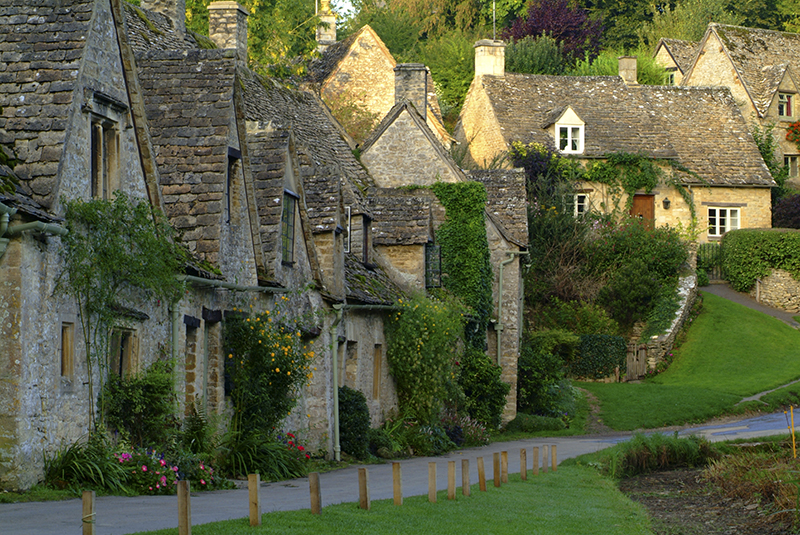 The Cotswold village of Bibury features in Discover Britain this month 