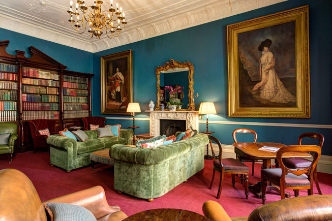The library at The Gore Hotel, London