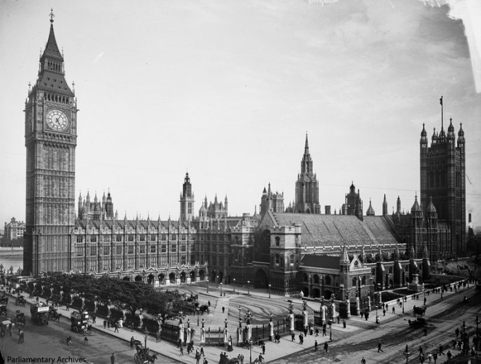 Big Ben and the Houses of Parliament. Credit: Houses of Parliament ©Parliamentary Archives, FAR/4/1