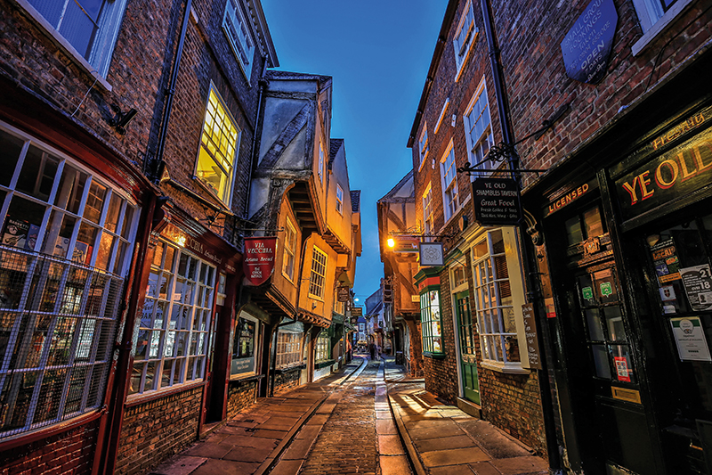 The Shambles street, York, Yorkshire, England, United Kingdom