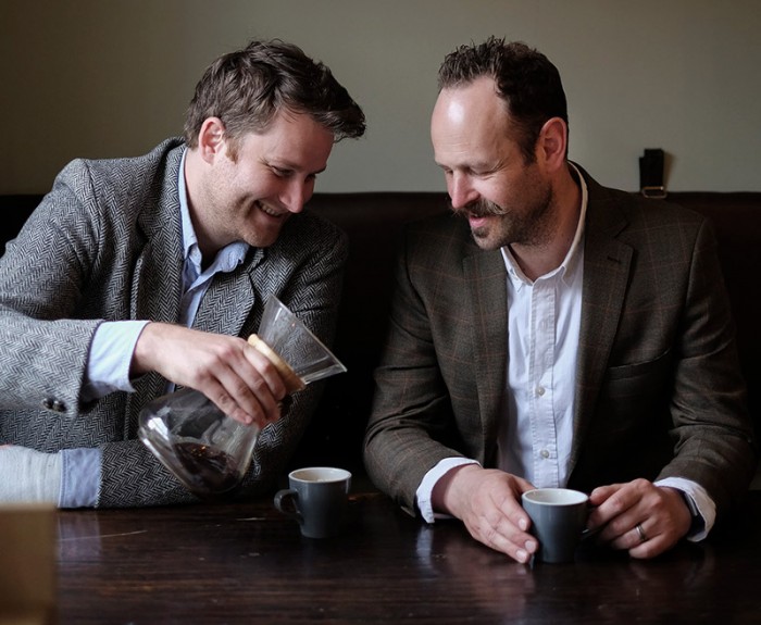 Ed Parkes and Henry Ayres of The Gentlemen Baristas