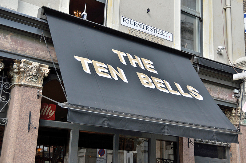 The Ten Bells pub in Shoreditch, London