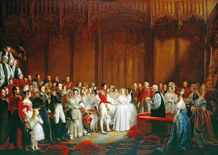 The Marriage of Queen Victoria, 10 February 1840. Credit: GL Archive / Alamy