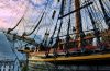 A sailing ship moored in Plymouth harbour, the starting point for The Mayflower's famous voyage. Credit: Visit Britain